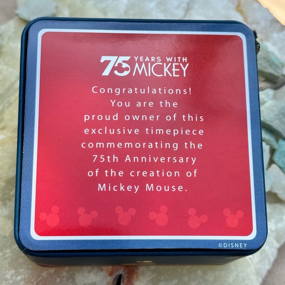 A Collectible Commemorative 75th Anniversary of the Creation of Mickey Watch - Picture 2 of 15